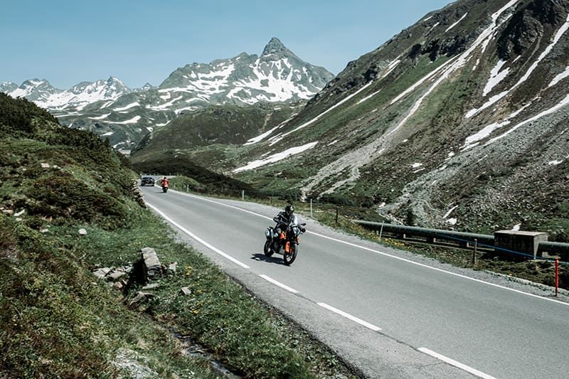 Silvretta Hochalpenstrasse Tirol Motorradfahren