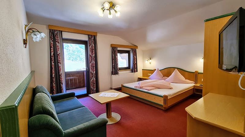 Zimmer im Apart-Garni Romantica Galtür Tirol